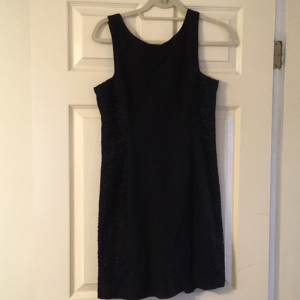 Petite black sheath dress